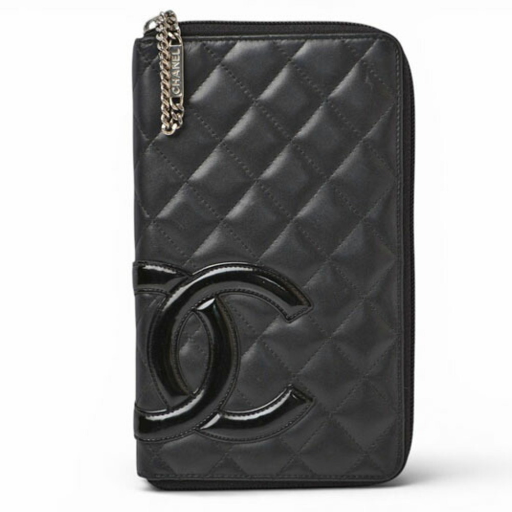Chanel Multi Wallet, CHANEL Long Cambon Style, Black
